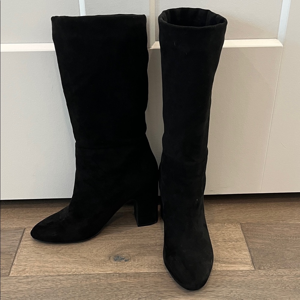 Chinese Laundry Black Women's Faux Suede Boots